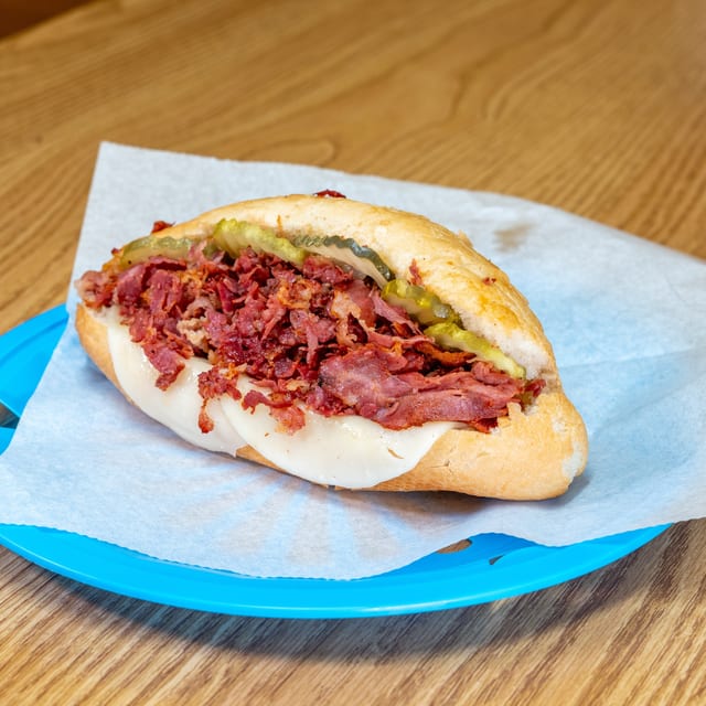 #33 Pastrami Sub 8".