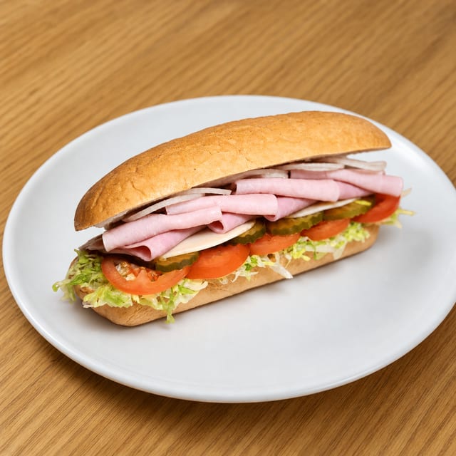 #8 Turkey Breast & Ham Sub 8".
