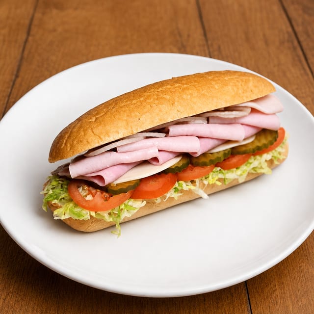 #7 Turkey Breast Sub 12".